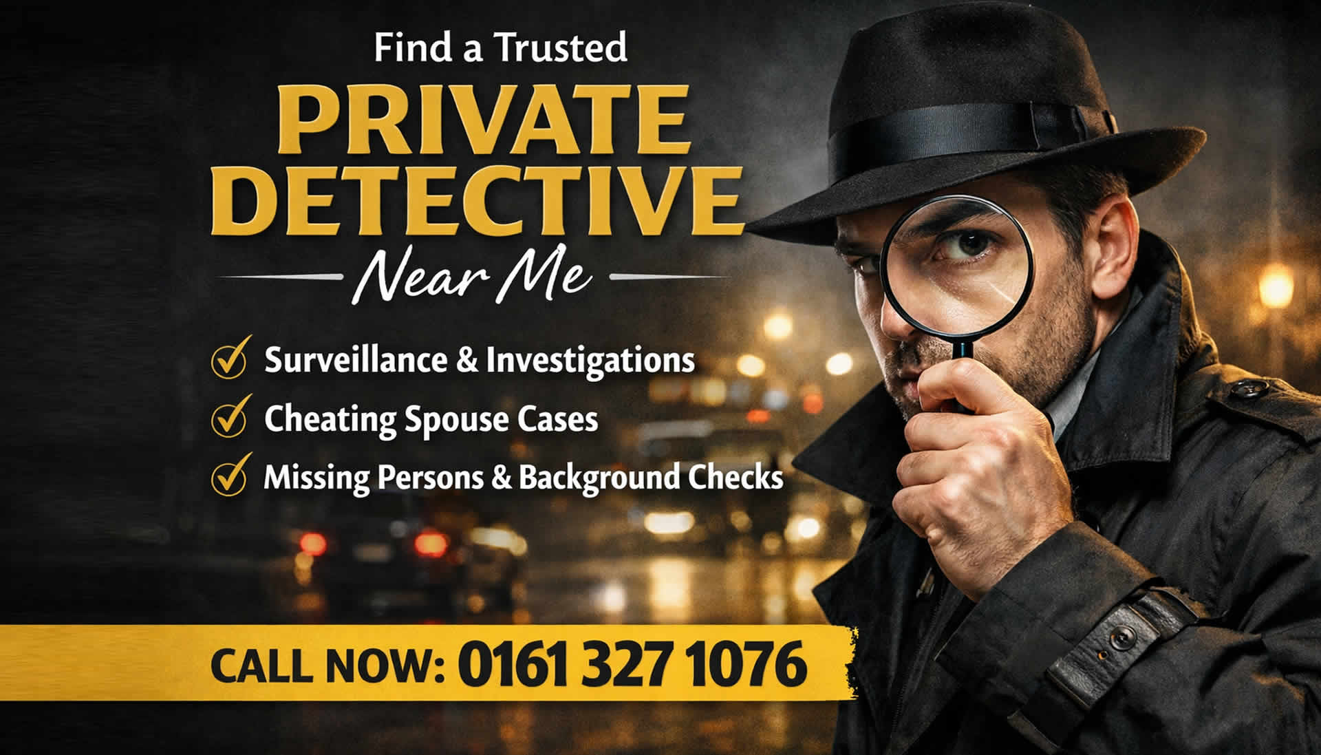 Find a Trusted Private Detective Near Me